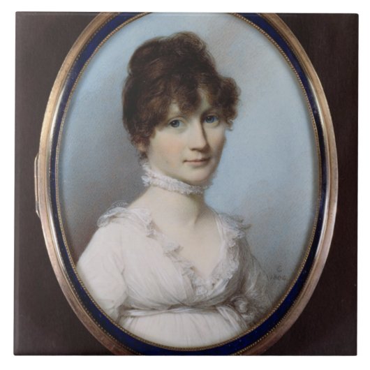 未知の女性 タイル (正面)