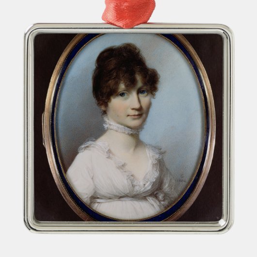 未知の女性 メタルオーナメント (正面)