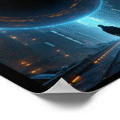 未知の寸法ステッカーへのゲート ポスター (角)