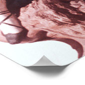 未知の帆船からの船首像 ポスター (角)