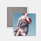 未知の帆船からの船首像 マグネット (正面/裏面)