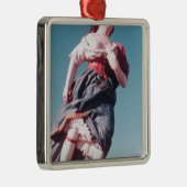 未知の帆船からの頭首 メタルオーナメント (右)