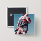 未知の帆船からの頭首 缶バッジ (正面&裏面)