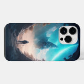 未知の惑星 iPhoneケース (裏面横)