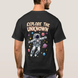 🚀 "未知の探索" -宇宙冒険🌌 Tシャツ