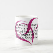 未知の旅行のマグ コーヒーマグカップ (中央)