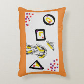 未知の枕のファンキー探索 アクセントクッション (正面(垂直))