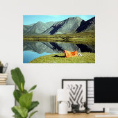 未知の湖のポスターによるキャンプ ポスター (ホームオフィス)