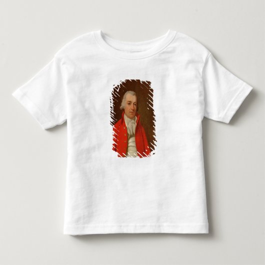 未知の男(キャンバス上の油) トドラーTシャツ (正面)