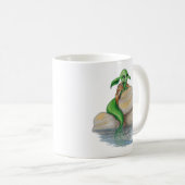 未知の種の人魚 コーヒーマグカップ (正面右)