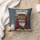 未知の芸術家、子猫メイキングパン クッション (ブランケット)