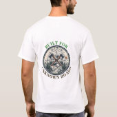未知の道のために造られた アドベンチャーTシャツ Tシャツ (裏面)