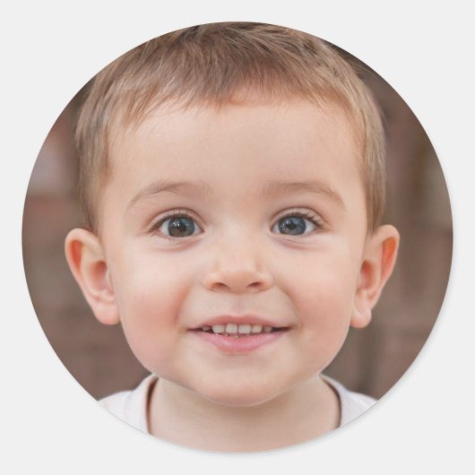 未知の部分を探索する ラウンドシール (正面)