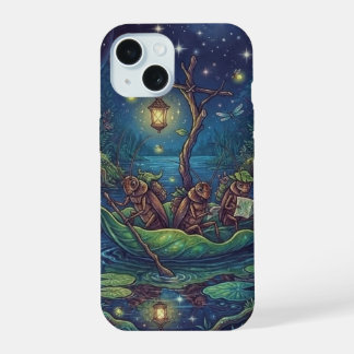 未知への旅 | 魔法の夜の森 iPhone 15ケース