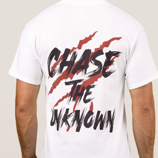 未知を追え - アーバングランジストリートウェアグラフィック Tシャツ