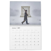 未知人の墓 カレンダー (1月 2027)