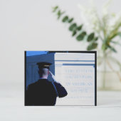 未知兵士の墓、敬礼 ポストカード (スタンド正面)