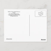 未知兵士の墓、敬礼 ポストカード (裏面)