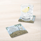 未知地 スクエアペーパーコースター (インサイチュ)