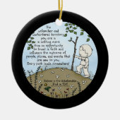 未知地 セラミックオーナメント (正面)