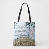 未知地 トートバッグ (正面)