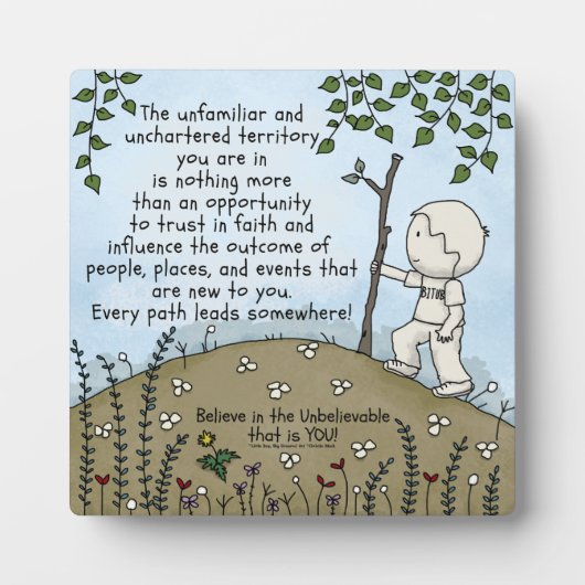 未知地 フォトプラーク (正面)