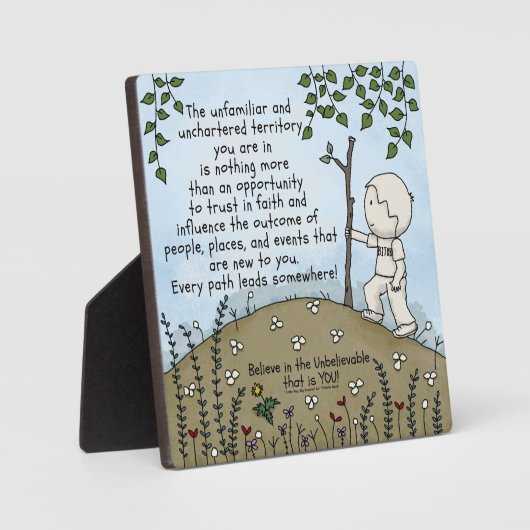 未知地 フォトプラーク (正面)