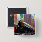 未知数によるペンシルバニアの列車 缶バッジ (正面&裏面)