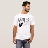 未知数のメモリアルデーの墓 Tシャツ (正面フル)