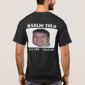 未知 Tシャツ (裏面)