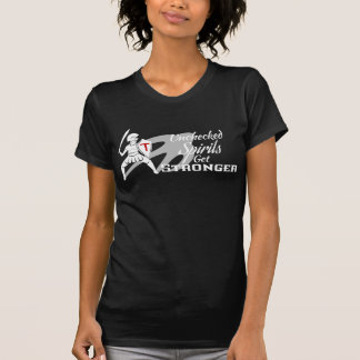 未確認の霊はより強くなる レディースTシャツ ブラック Tシャツ