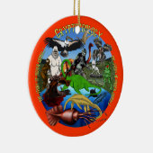 未確認動物学のオーナメント セラミックオーナメント (右)