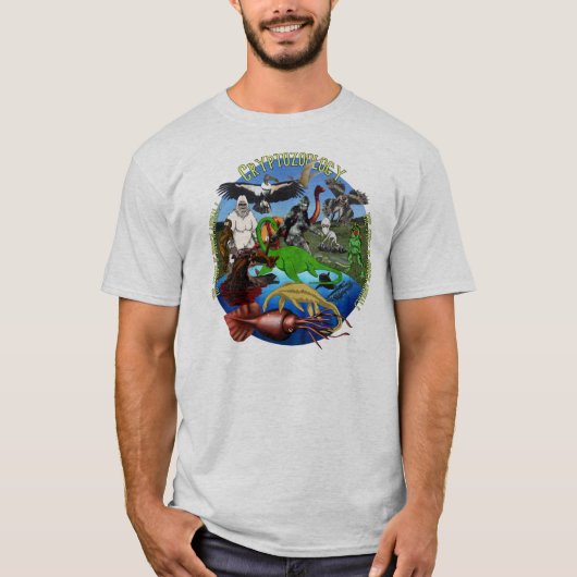 未確認動物学のワイシャツ Tシャツ (正面)