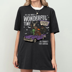 未確認生物 ビッグフット モスマン ウェンディゴ 宇宙人 超常現象 Tシャツ