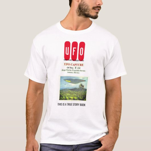 未確認飛行物 真実 ストーリー Tシャツ (正面)