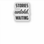 未聞の物語：ミステリーシーカーの好奇心 シール (正面)