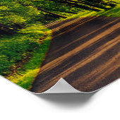 未舗装道路 ポスター (角)