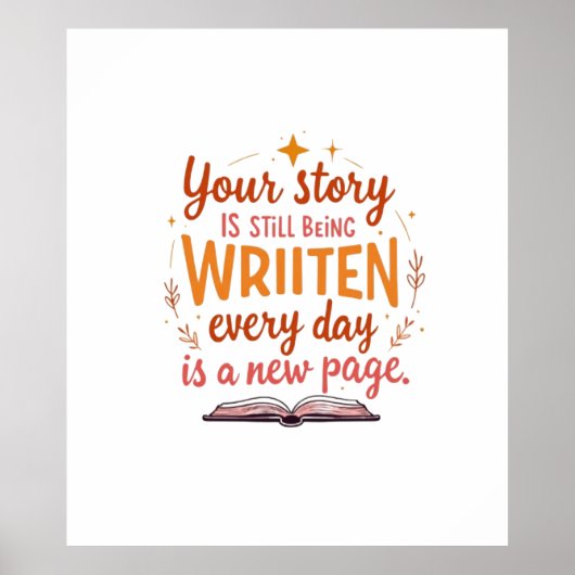 未記章： Book & Stars Art ポスター (正面)