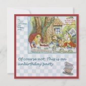 未誕生日パーティー 招待状 (正面)