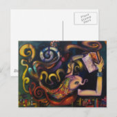 未送信のはがき ポストカード (正面/裏面)