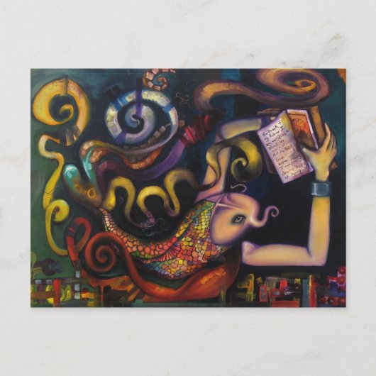 未送信のはがき ポストカード (正面)