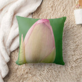 未開のユリの球根、ダーバン植物 クッション (ブランケット)