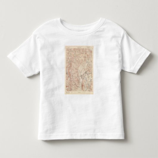 未開発地域、マサチューセッツ トドラーTシャツ (正面)