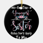 末の妹の規則は私には適用されない セラミックオーナメント (正面)