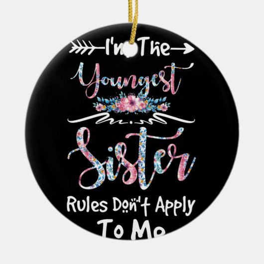 末の妹の規則は私には適用されない セラミックオーナメント (正面)