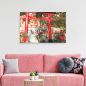 末広大神神社（フォーチュンカエル神社） キャンバスプリント (インサイチュ (リビング))