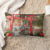 末広大神神社（フォーチュンカエル神社） ランバークッション (ブランケット)