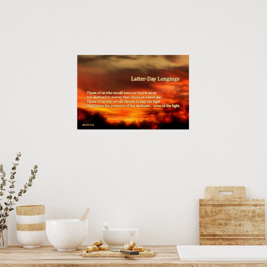 末期的な願望 ポスター (キッチン)