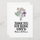 末永く仕えて有難う候 サンキューカード (正面/裏面)