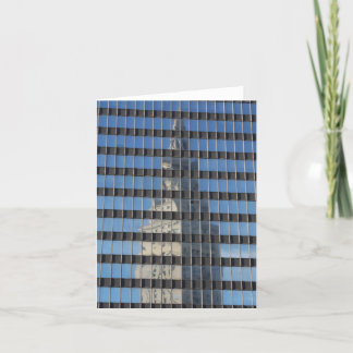 "末端タワー-"反映される-挨拶 カード